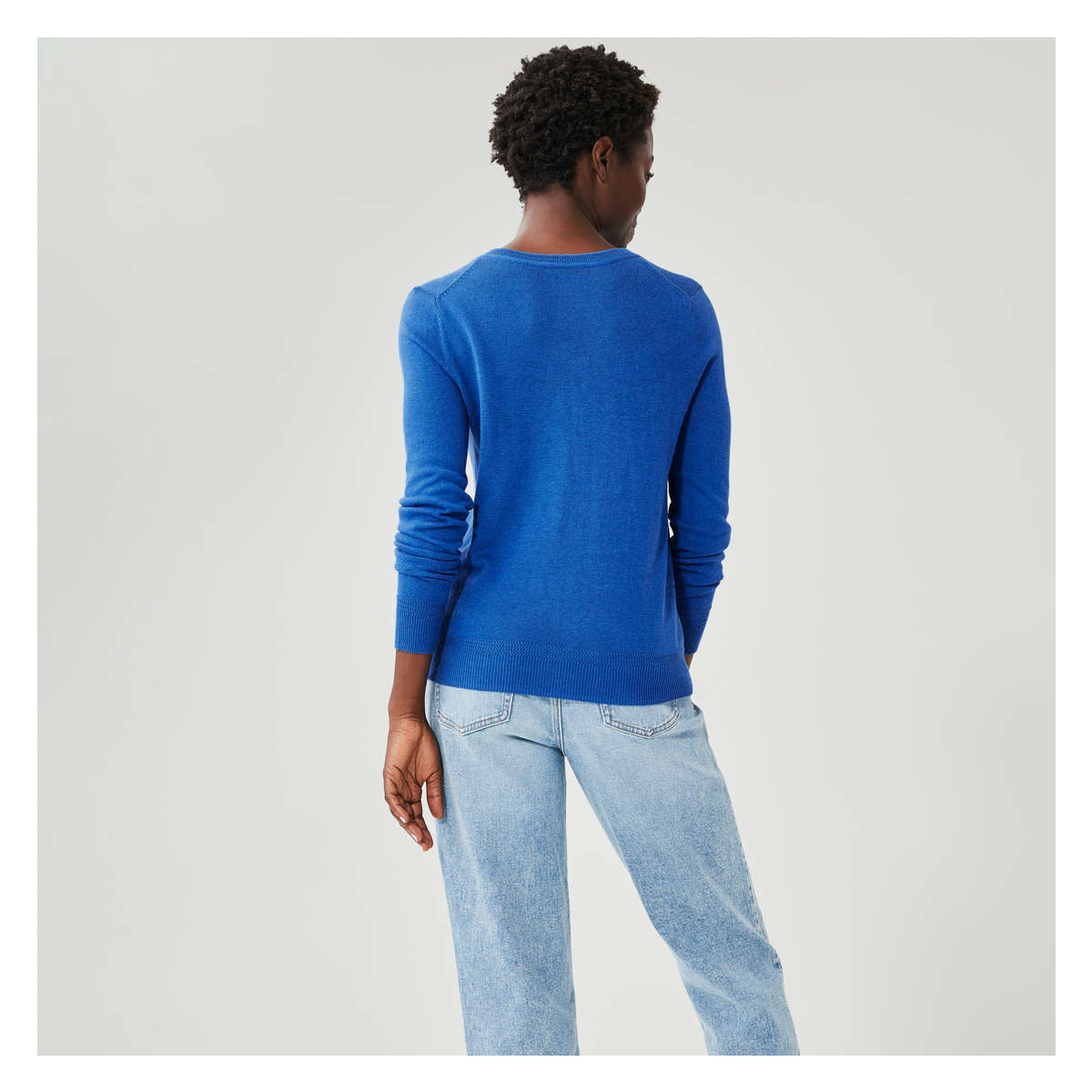 Cardigan in Royal Blue from Joe Fresh